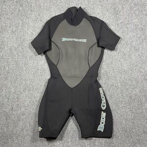 Body Glove Spider Metalite 2:2 MM Shorty Wetsuit Womens Size 9 Black Gray 0779